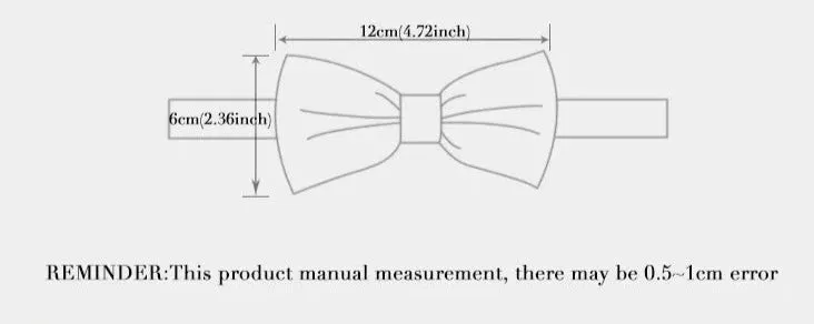 Country Style Floral Linen Bow Ties