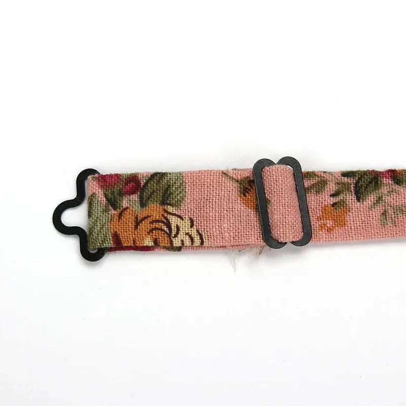Country Style Floral Linen Bow Ties
