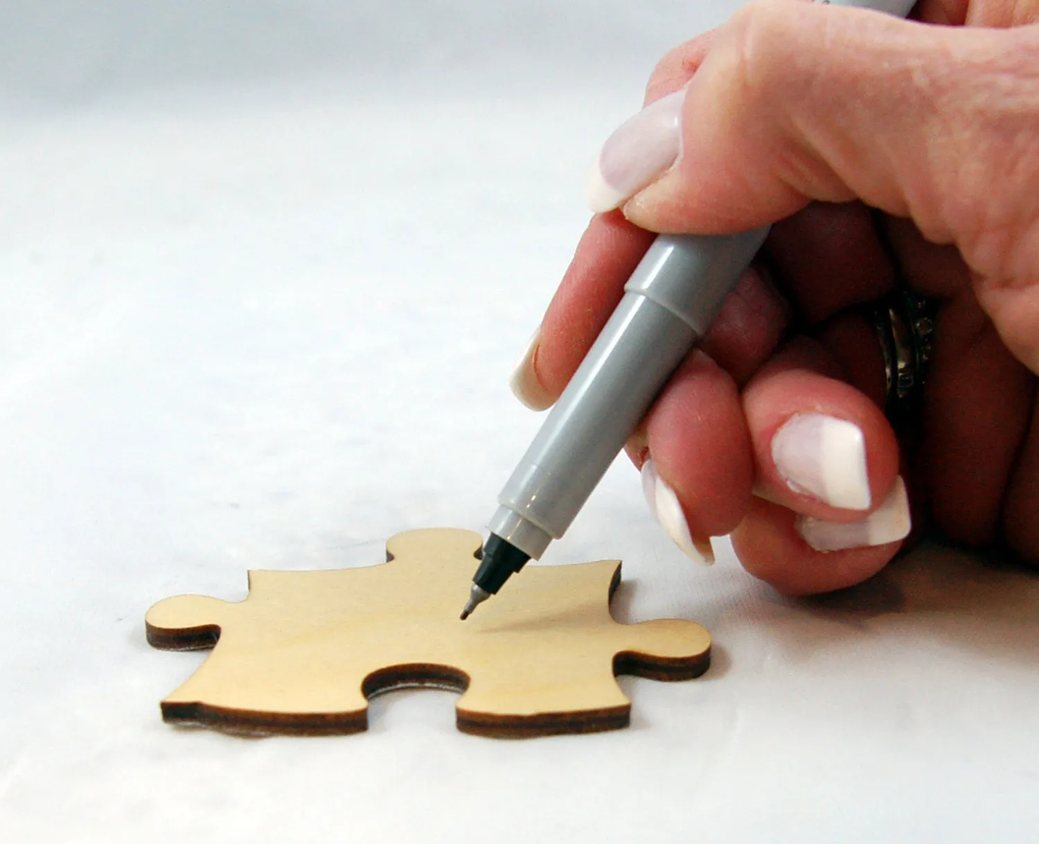 Custom Hand in Hand Wedding Guest Book Box Puzzle