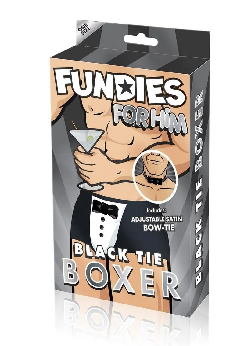 Fundies Black Tie Tuxedo with Bow Tie