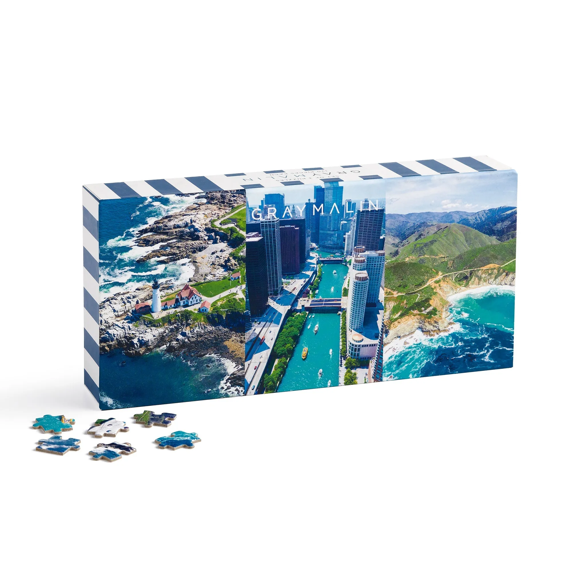 Gray Malin The USA Aerials 3-in-1 Puzzle Set