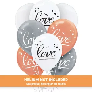 Navy Bride Flat Latex Balloons 12" | 15 ct