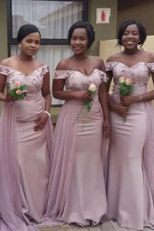 New Hot Mermaid Bridesmaid Dresses For Wedding, Memaid Maid Of Honor Gowns UQ1817