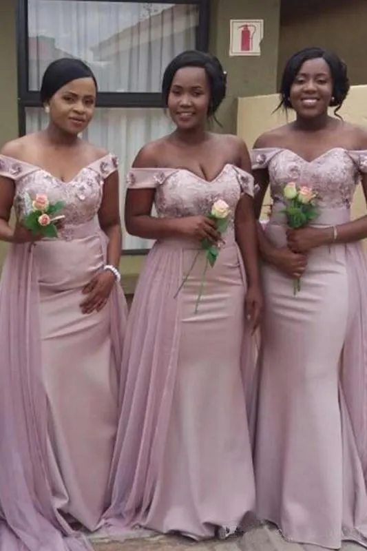 New Hot Mermaid Bridesmaid Dresses For Wedding, Memaid Maid Of Honor Gowns UQ1817