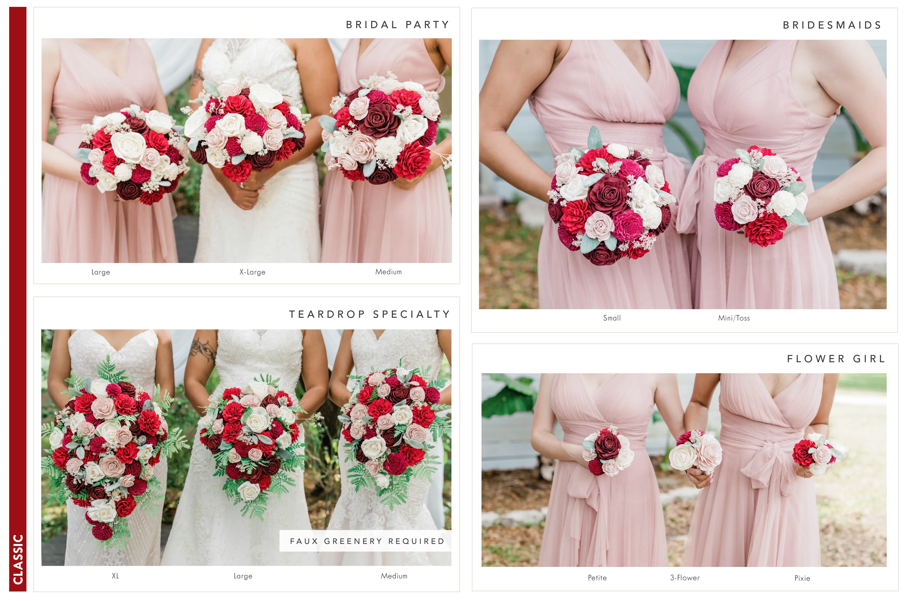 Peach, Navy and Mint Bouquet