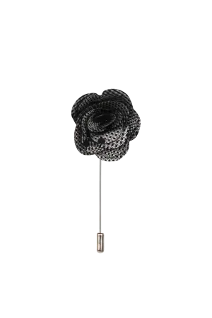 Playin' It Plaid Flower Lapel Pin