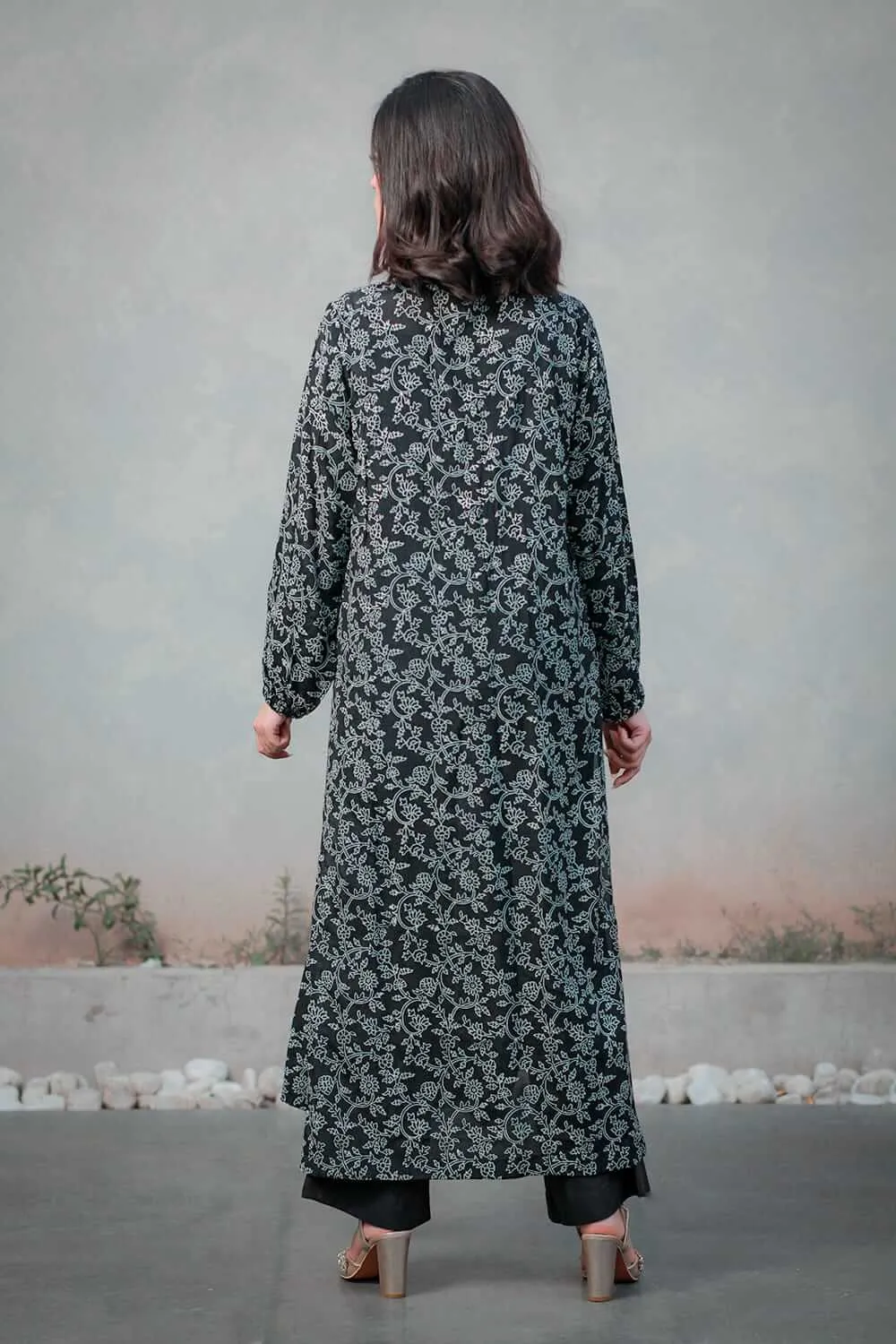 Puff Sleeves Gown
