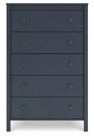 Simmenfort Twin Panel Headboard with Dresser, Chest and 2 Nightstands