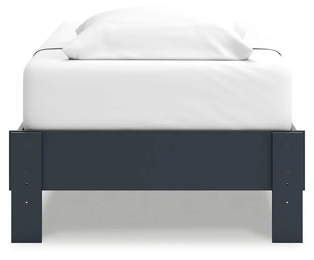 Simmenfort Twin Platform Bed with Nightstand
