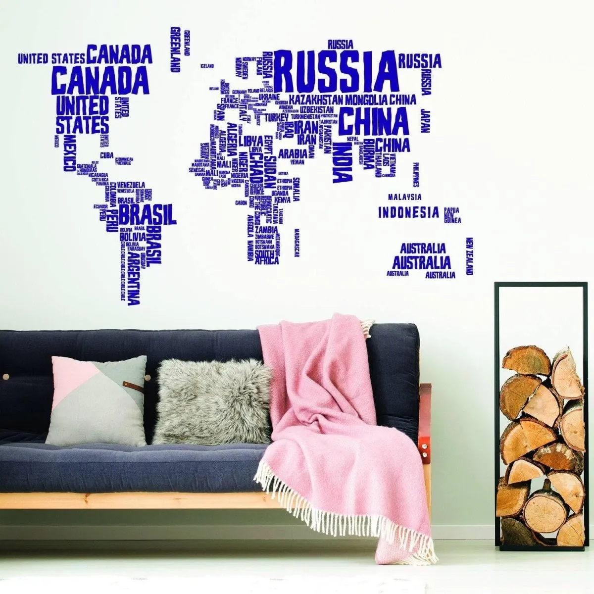World Expedition Wall Sticker, International Journey Wall Transfer